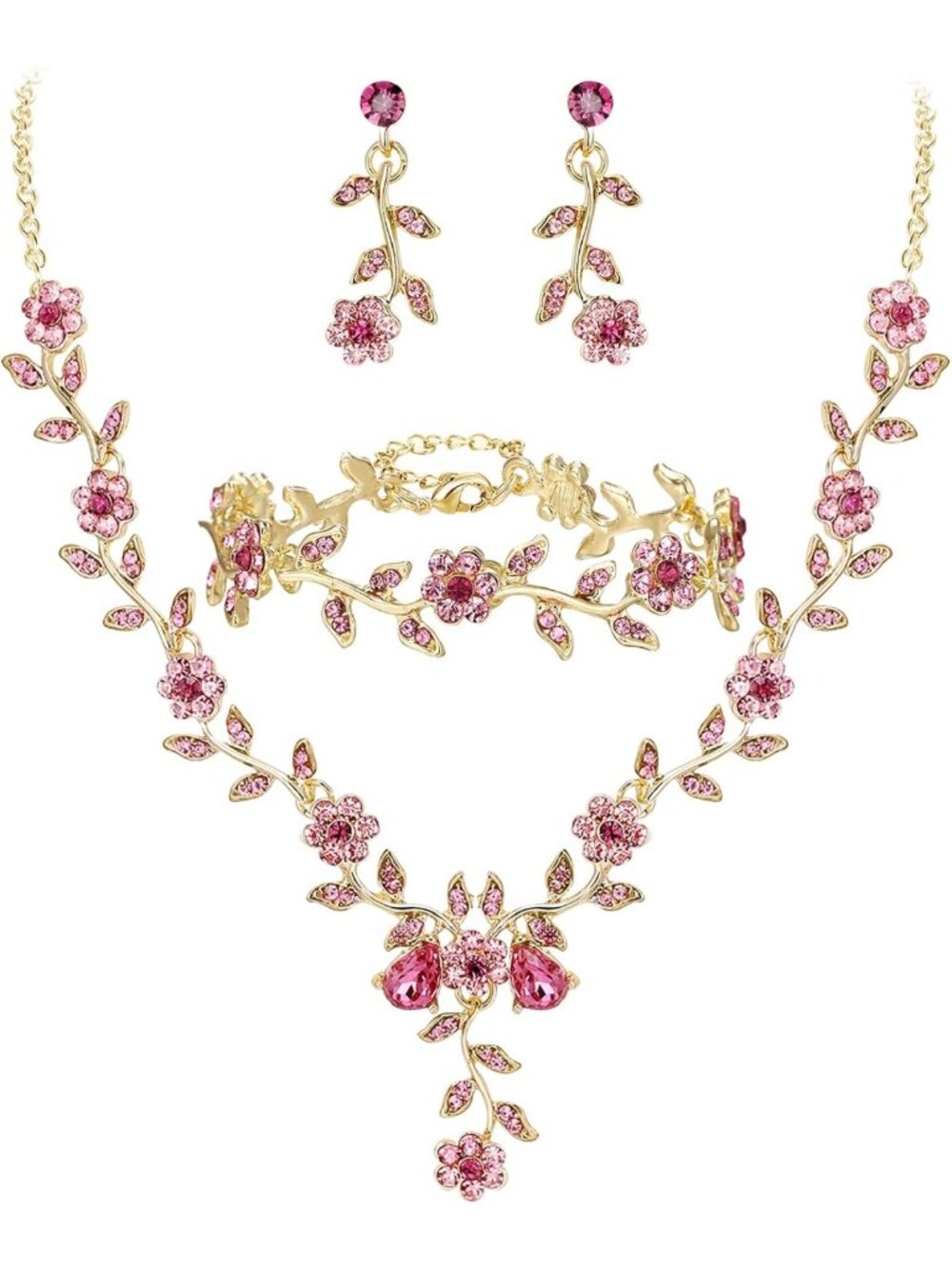 Elegant Wedding Jewelry Set for Brides - Stunning Prom Accessories, Perfect Gift